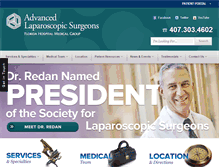 Tablet Screenshot of celebrationsurgeons.com